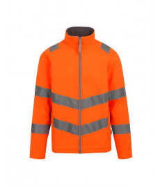 RG557 (TRA712) Regatta High Visibility Pro Contrast Ablaze Soft Shell Jacket - Orange