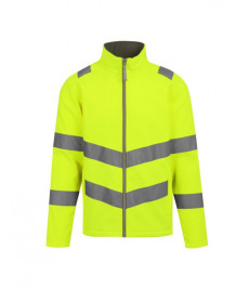 RG557 (TRA712) Regatta High Visibility Pro Contrast Ablaze Soft Shell Jacket = Yellow