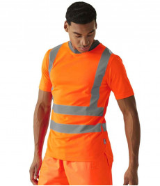 RG554 (TRS270) Regatta High Visibility Pro Contract T-Shirt-Orange