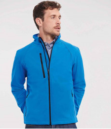 140M Russell Soft Shell Jacket-Azure