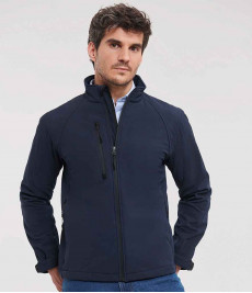 140M Russell Soft Shell Jacket-Azure