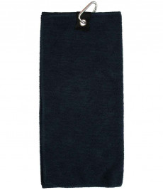 Towel City Microfibre Golf Towel-Navy