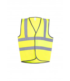 UC806 Uneek Childrens Hi-Viz Waist Coat Yellow