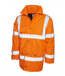 UC803 Uneek Road Safety Jacket Orange