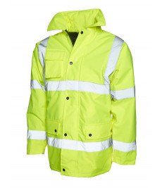 UC803 Uneek Road Safety Jacket Yellow